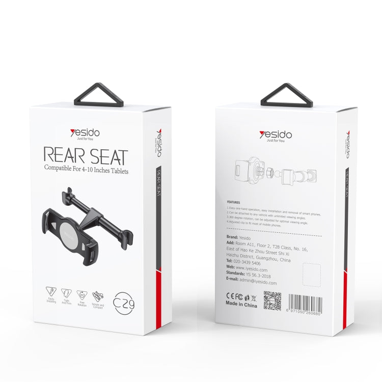 Yesido C29 Porta tablet per sedile posteriore auto, C29