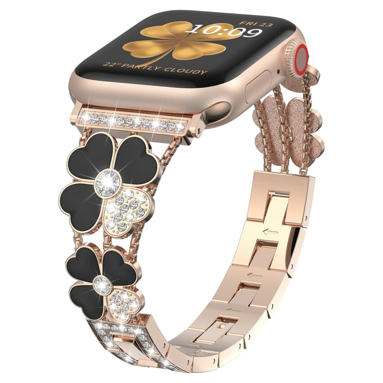 Cinturino per orologio con diamanti in metallo petalo, For Apple Watch 3 42mm, For Apple Watch 2 38mm, For Apple Watch 2 42 mm, For Apple Watch 38mm