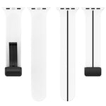 Cinturino in silicone con fibbia pieghevole a due colori, For Apple Watch SE 2022 40mm, For Apple Watch SE 2022 44mm