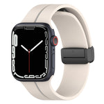 Cinturino in silicone con fibbia pieghevole a due colori, For Apple Watch SE 40mm, For Apple Watch SE 44mm