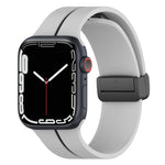 Cinturino in silicone con fibbia pieghevole a due colori, For Apple Watch 5 40mm, For Apple Watch SE 2023 40mm