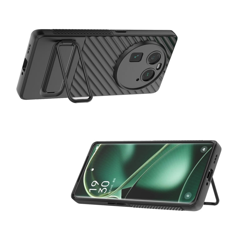 Custodia TPU con pellicola lenti per OPPO Find X6