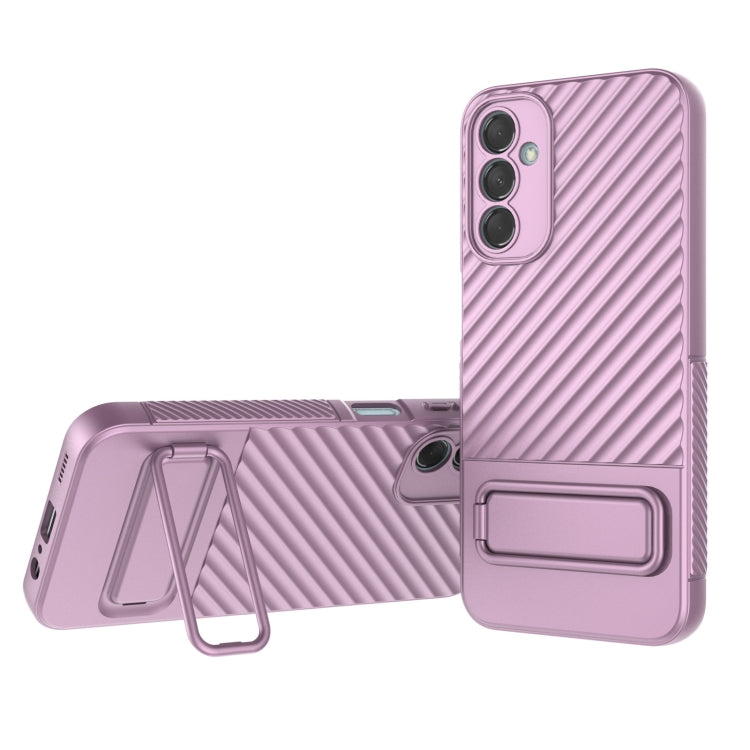 Custodia per cellulare in TPU a trama ondulata con pellicola per lenti, For Samsung Galaxy M14 5G