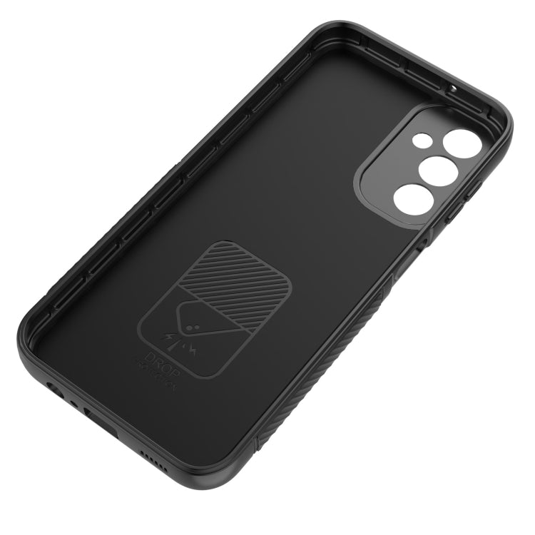 Custodia per cellulare in TPU a trama ondulata con pellicola per lenti, For Samsung Galaxy M14 5G