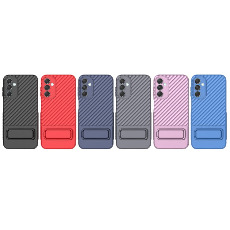 Custodia per cellulare in TPU a trama ondulata con pellicola per lenti, For Samsung Galaxy M14 5G