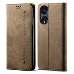 Custodia portafoglio in pelle per OPPO A98 5G