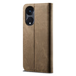 Custodia portafoglio in pelle per OPPO A98 5G