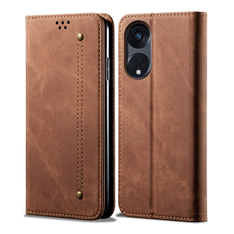 Custodia portafoglio in pelle per OPPO A98 5G