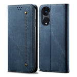 Custodia portafoglio in pelle per OPPO A98 5G