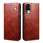 Custodia portafoglio in pelle per OPPO A98 5G e altri