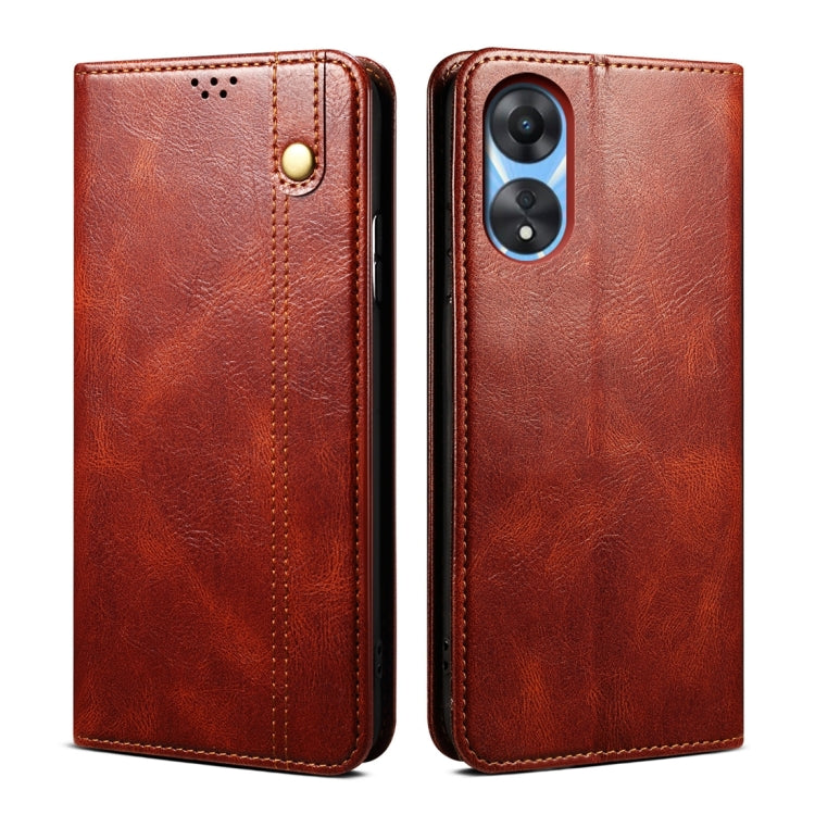 Custodia portafoglio in pelle per OPPO A98 5G e altri