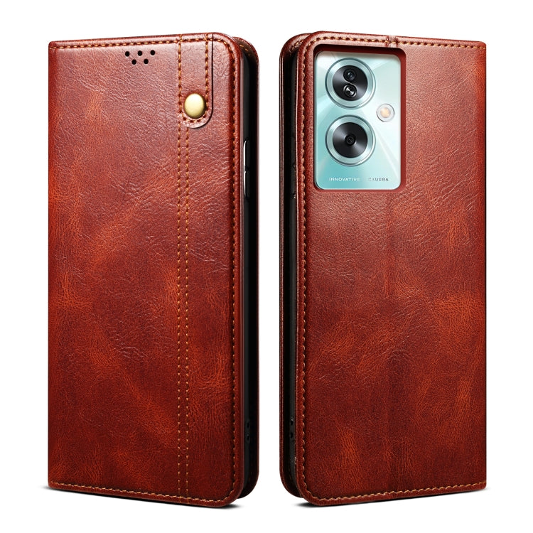 Custodia portafoglio in pelle per OPPO Find X7 Ultra