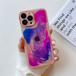 Custodia TPU galvanica per iPhone 13 Pro e 12