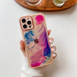Custodia TPU galvanica per smartphone compatibili Apple