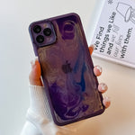 Custodia TPU galvanica per smartphone compatibili Apple