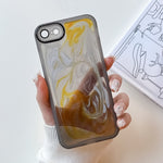 Custodia TPU galvanica per smartphone compatibili Apple