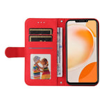 Custodia in pelle con bottone per Huawei nova 11 Pro