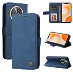 Custodia in pelle con bottone per Huawei nova 12