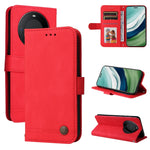 Custodia in pelle con bottone per Huawei nova 12