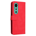 Custodia in pelle con bottone per Huawei nova 12