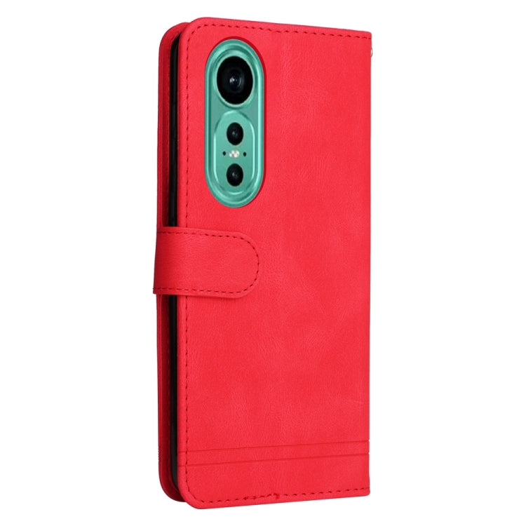 Custodia in pelle con bottone per Huawei nova 12