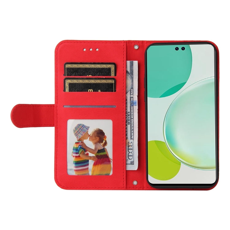 Custodia in pelle con bottone per Huawei nova 12
