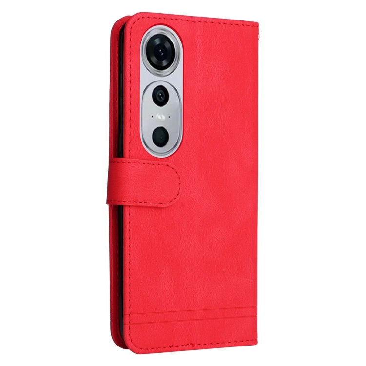 Custodia in pelle con bottone per Huawei nova 12