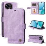 Custodia in pelle con bottone per Huawei Nova 15 Pro