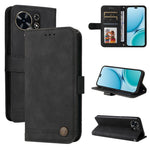 Custodia in pelle con bottone per Huawei Nova 15 Pro