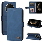 Custodia in pelle con bottone per Huawei Nova 15 Pro