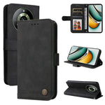 Custodia in pelle con bottone per Realme C67 e 11 5G