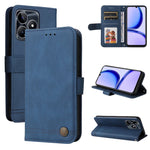 Custodia in pelle con bottone per Realme C67 e 11 5G