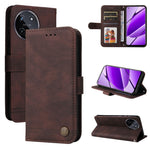 Custodia in pelle con bottone per Realme C67 e 11 5G