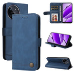 Custodia in pelle con bottone per Realme C67 e 11 5G