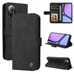 Custodia in pelle con bottone per Realme 12