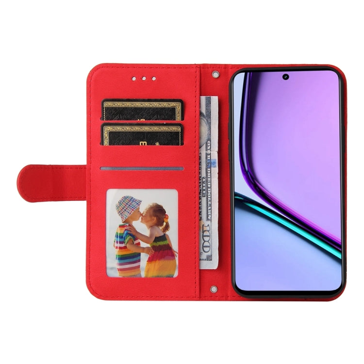 Custodia in pelle con bottone per Realme C67 e 11 5G