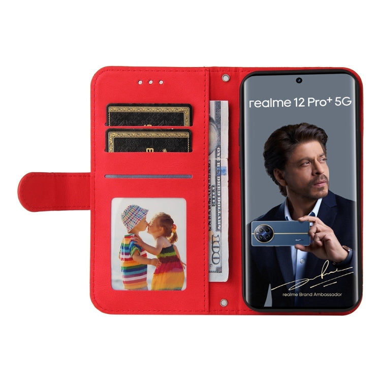 Custodia in pelle con bottone per Realme C67 e 11 5G