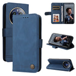 Custodia in pelle con bottone per Realme 12