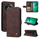 Custodia in pelle con bottone per Realme 12