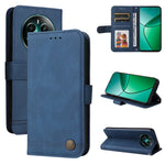 Custodia in pelle con bottone per Realme 12