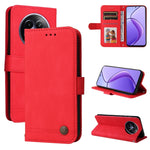 Custodia in pelle con bottone per Realme 12