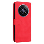 Custodia in pelle con bottone per Realme 12