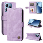 Custodia in pelle con bottone per Realme 13+ e modelli