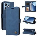 Custodia in pelle con bottone per Realme 13+ e modelli