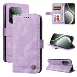 Custodia in pelle con bottone per Realme 13+ e modelli