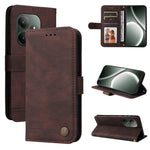 Custodia in pelle con bottone per Realme 13+ e modelli