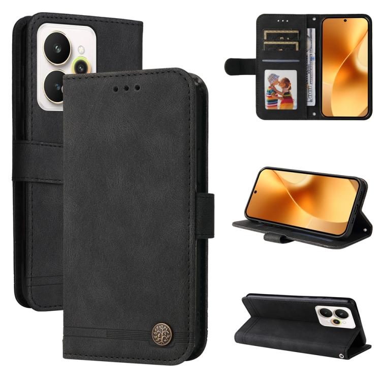 Custodia portafoglio in pelle per Realme 15T 5G