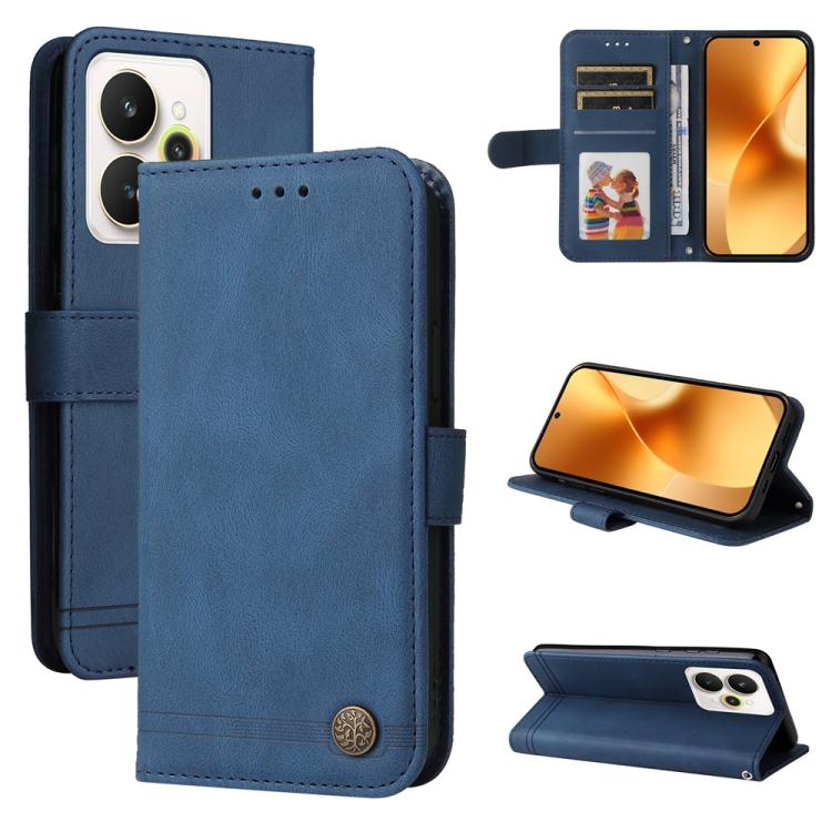 Custodia portafoglio in pelle per Realme 15T 5G