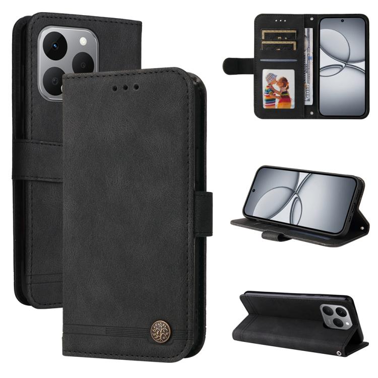 Custodia portafoglio in pelle per Realme 15T 5G