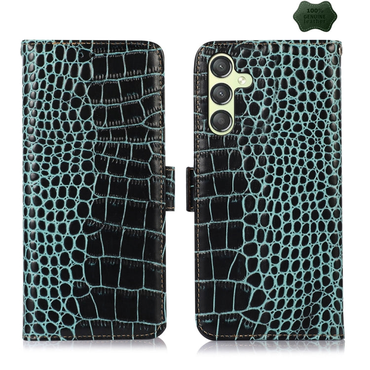 Custodia portafoglio in pelle per Samsung Galaxy S24+